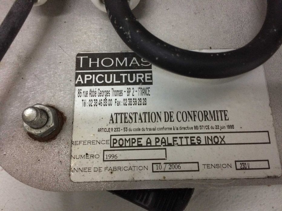 Bomba inox monofásica p/ mel