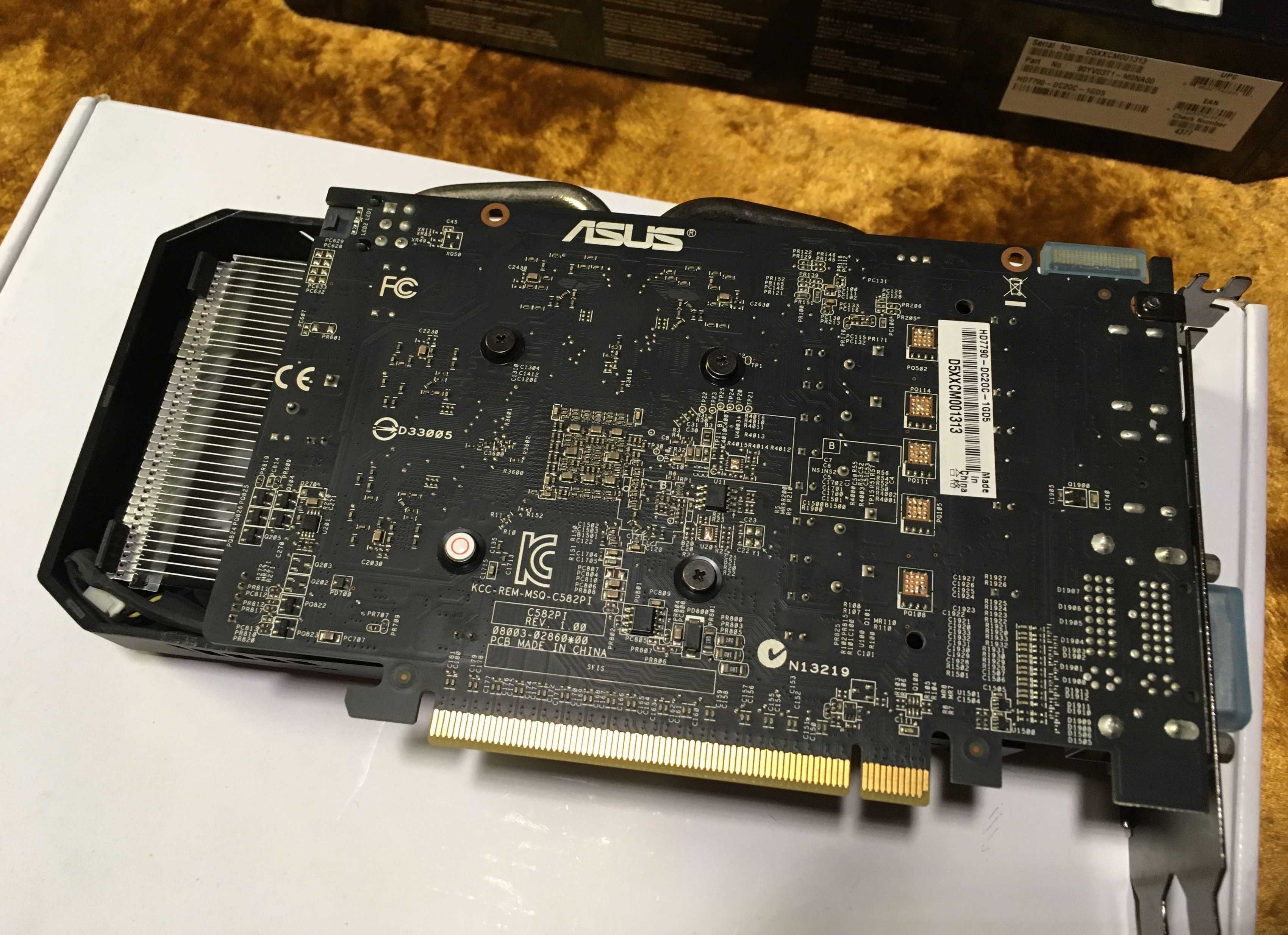 Asus Radeon HD7790 D2OC-1GD5 1GB DDR5 Wersja oc heatpipe