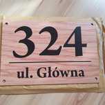 Tabliczka adresowa 30x 20 cm