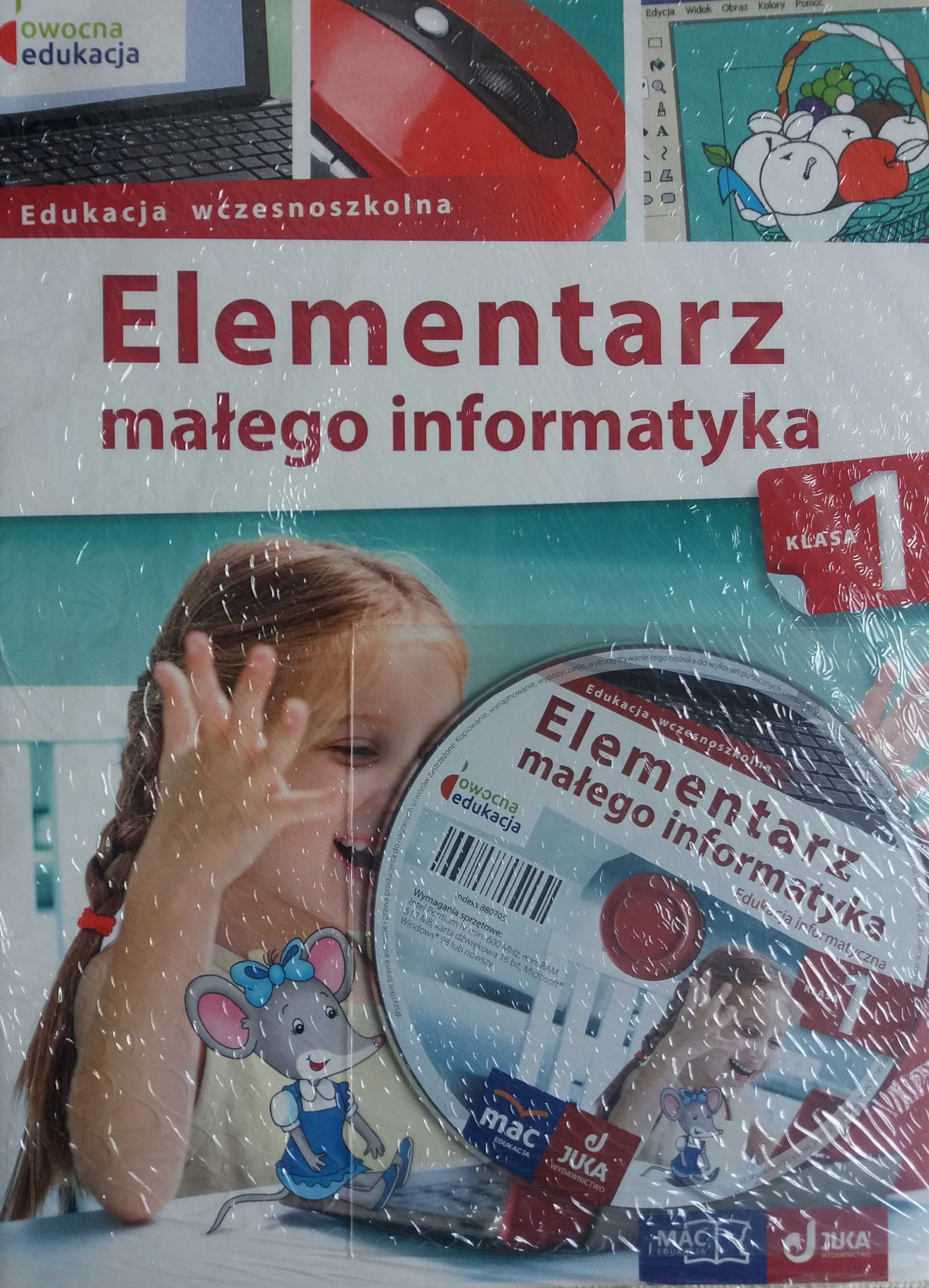 Elementarz małego informatyka klasa 1 podr. + CD