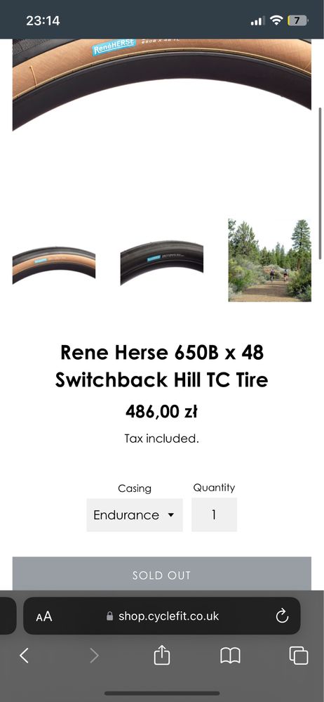 Rene herse switchback Hill endurance 650b 27.5 48c gravel wtb maxxis
