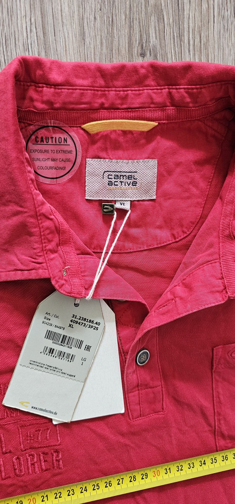 Nowa Camel Active koszulka polo męska rozmiar XL wymiary na zdjęciach