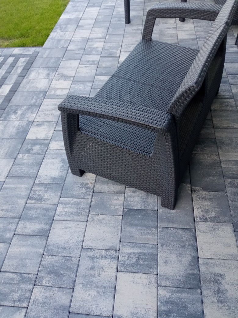 Sofa technorattan dwuosobowa corfu