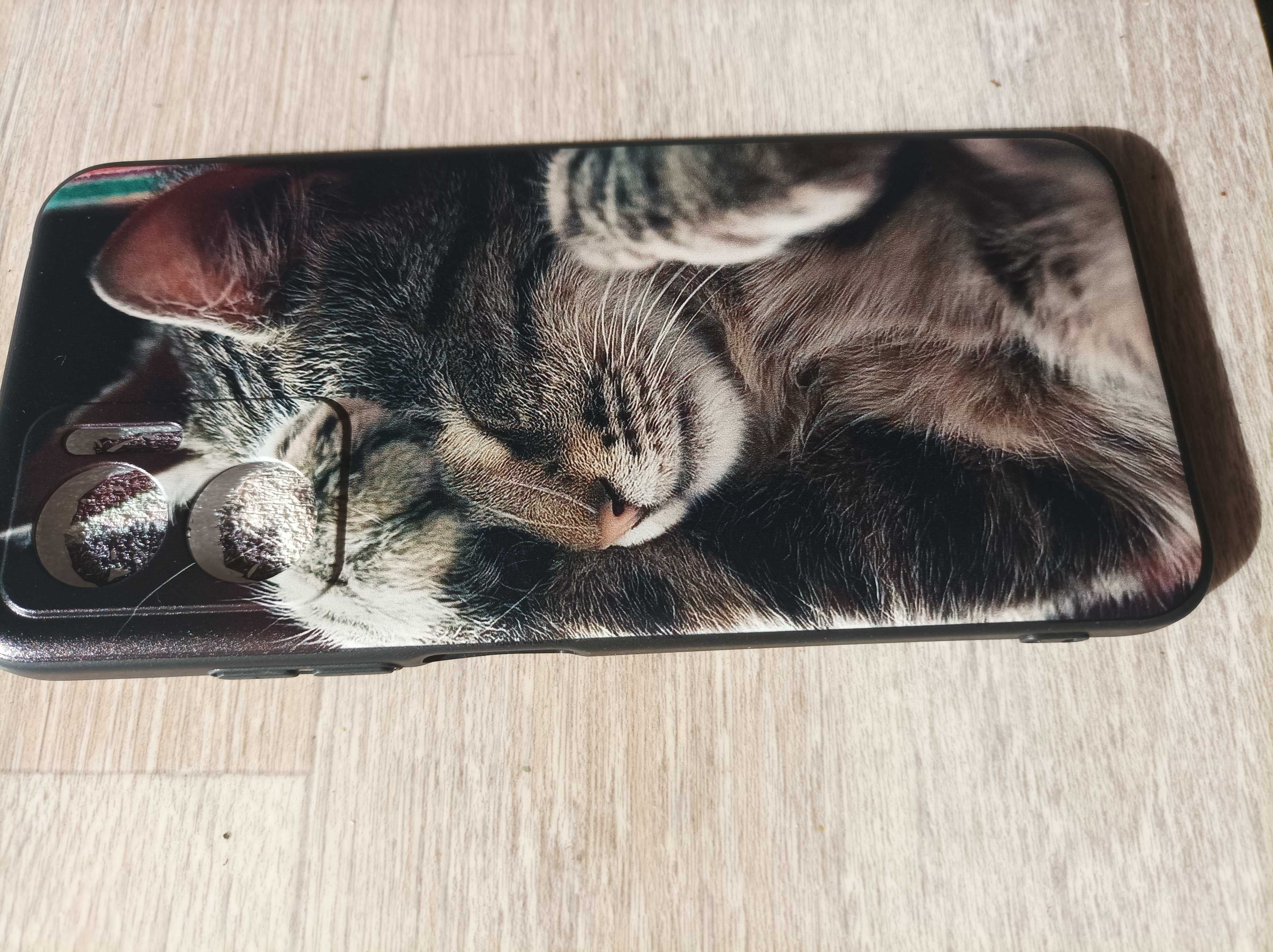 Miękkie silikonowe etui z kotkiem dla Xiaomi Redmi 10 5G 2022 6,58''