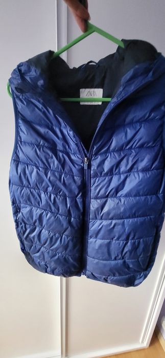Zara Boys bezrękawnik z kapturem kamizelka r. 152