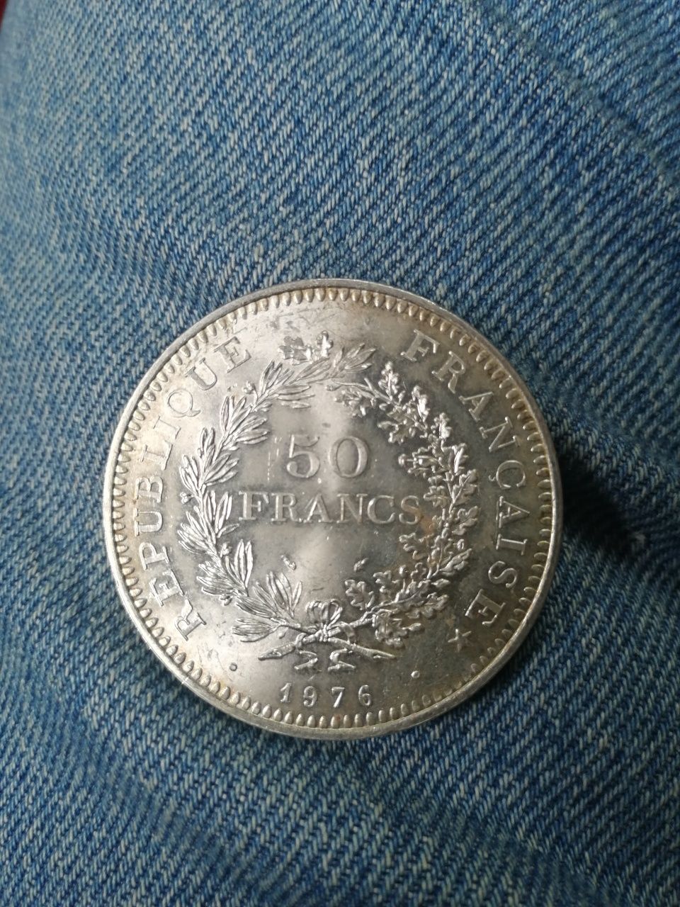 Francja 50 franków Herkules 1976 r.
