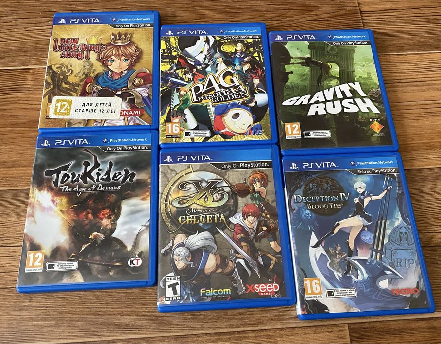 Sony PS Vita: Gravity Rush, Persona 4 Gold, Killzone, Final Fantasy