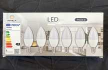 6 żarówek led 4,9W 4000k.