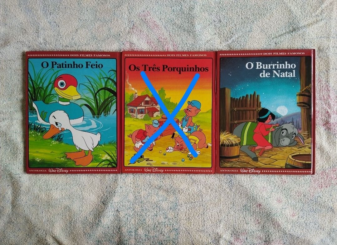 Livros Disney Pan Robin Oz Patinho Sereia Teco