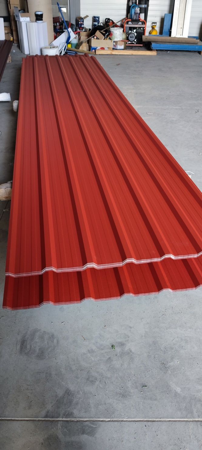 Blacha trapezowa t18 filc trapez brąz grafit 0,5mm mazowieckie lubelsk