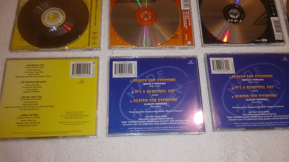 queen (cds single raros) vendo conjunto ou por unidade