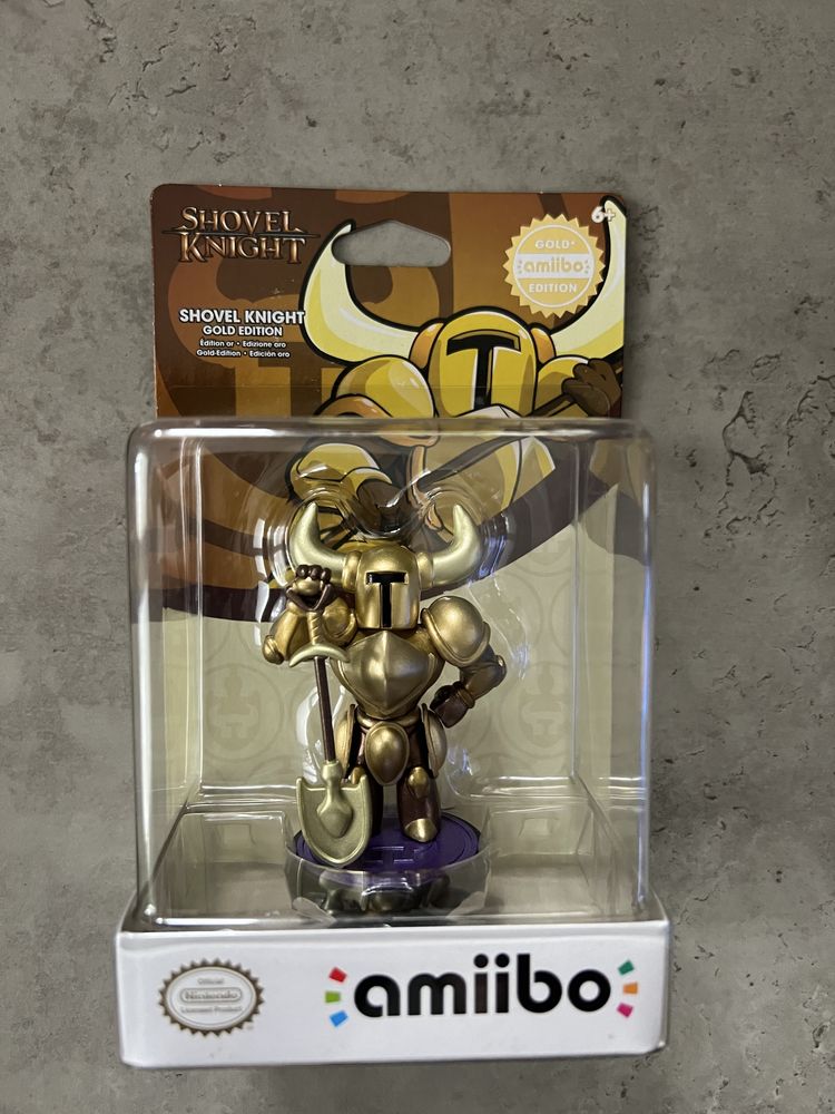 Amiibo Shovel Knight Gold Edition - figurka nowa, kolekcjonerska