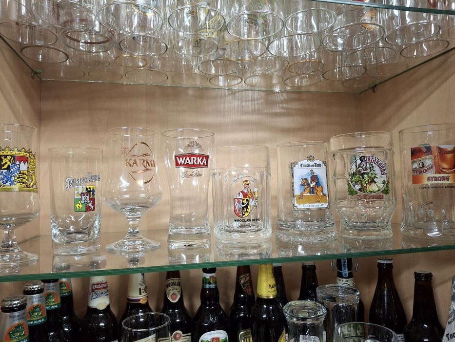 Zestaw nr 3 Wrocław Borofilistyka kolekcje kufle szklanki do piwa