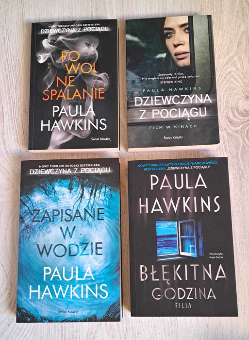 Paula Hawkins Dziewczyna z pociągu Powolne spalanie Zapisane w wodzie