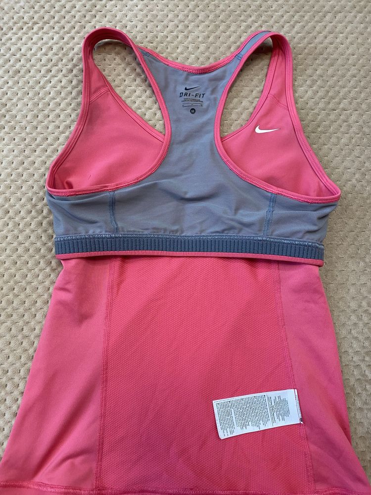 Майка бра Nike Dri Fit рожева жіноча спортивна