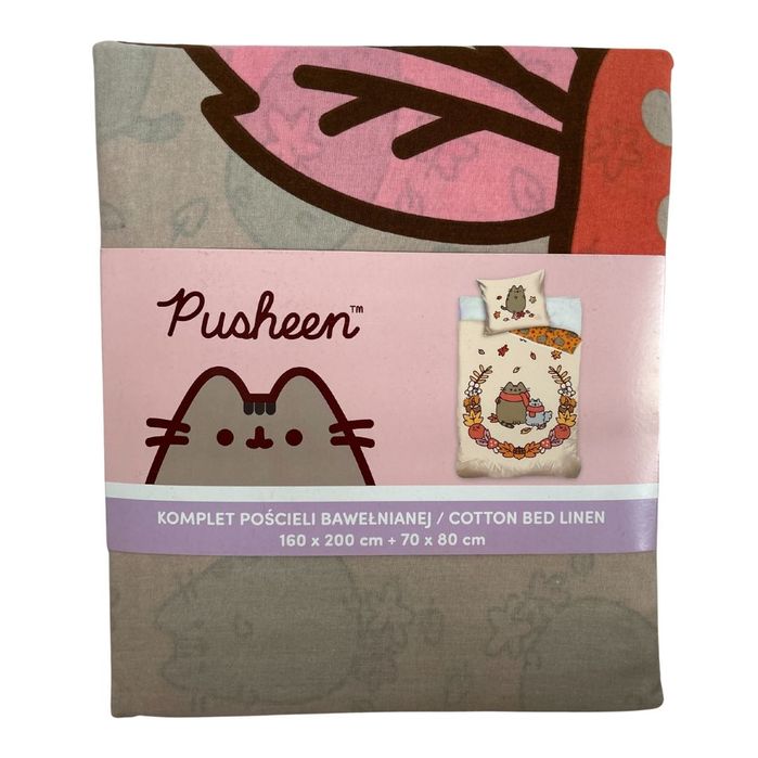 Bawełniana pościel 160x200 Pusheen