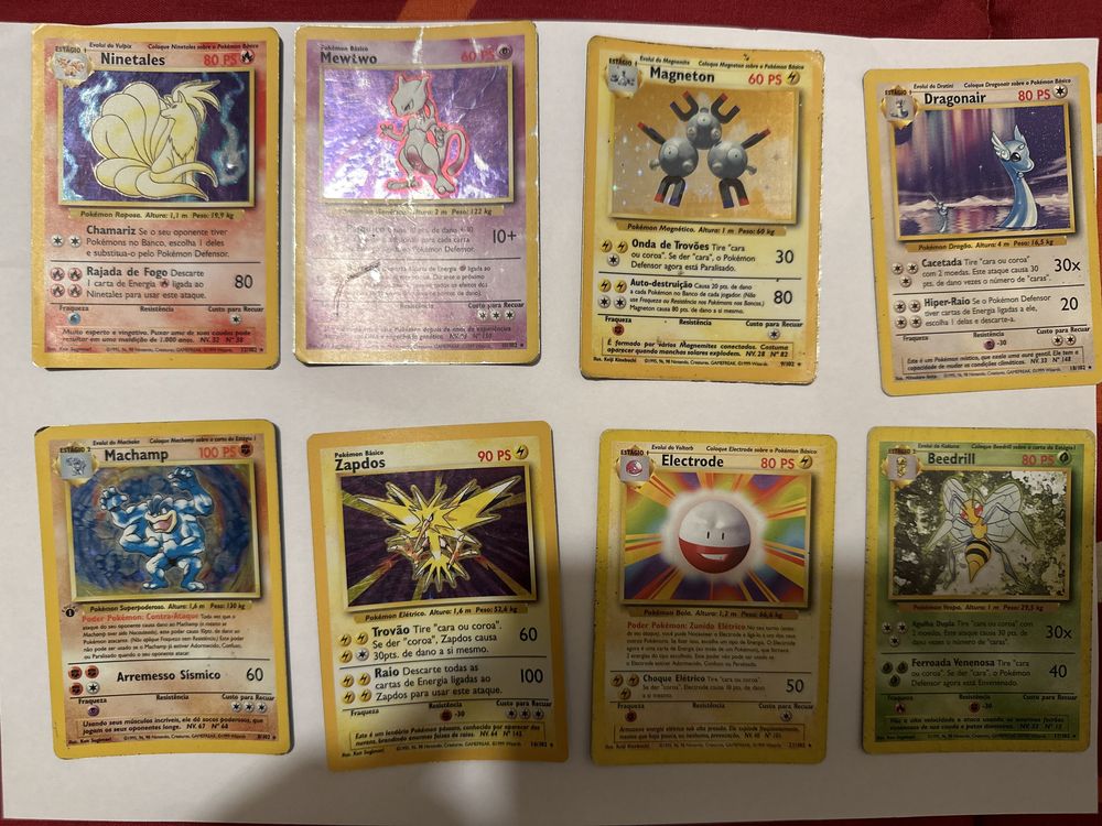 Cartas Pokemon - Raras 1999 Wizards