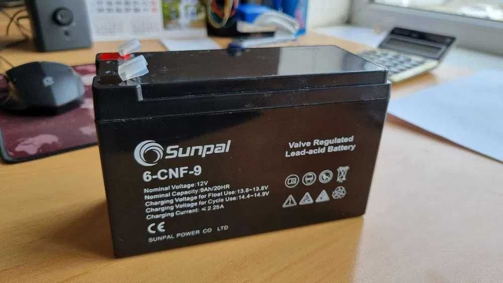 Акумулятор для дбж Sunpal 12V 9Ah Gel VRLA Solar Battery