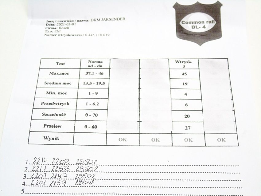 Wtryskiwacz 1.9 Jtd Punto Stilo Doblo Palio 147