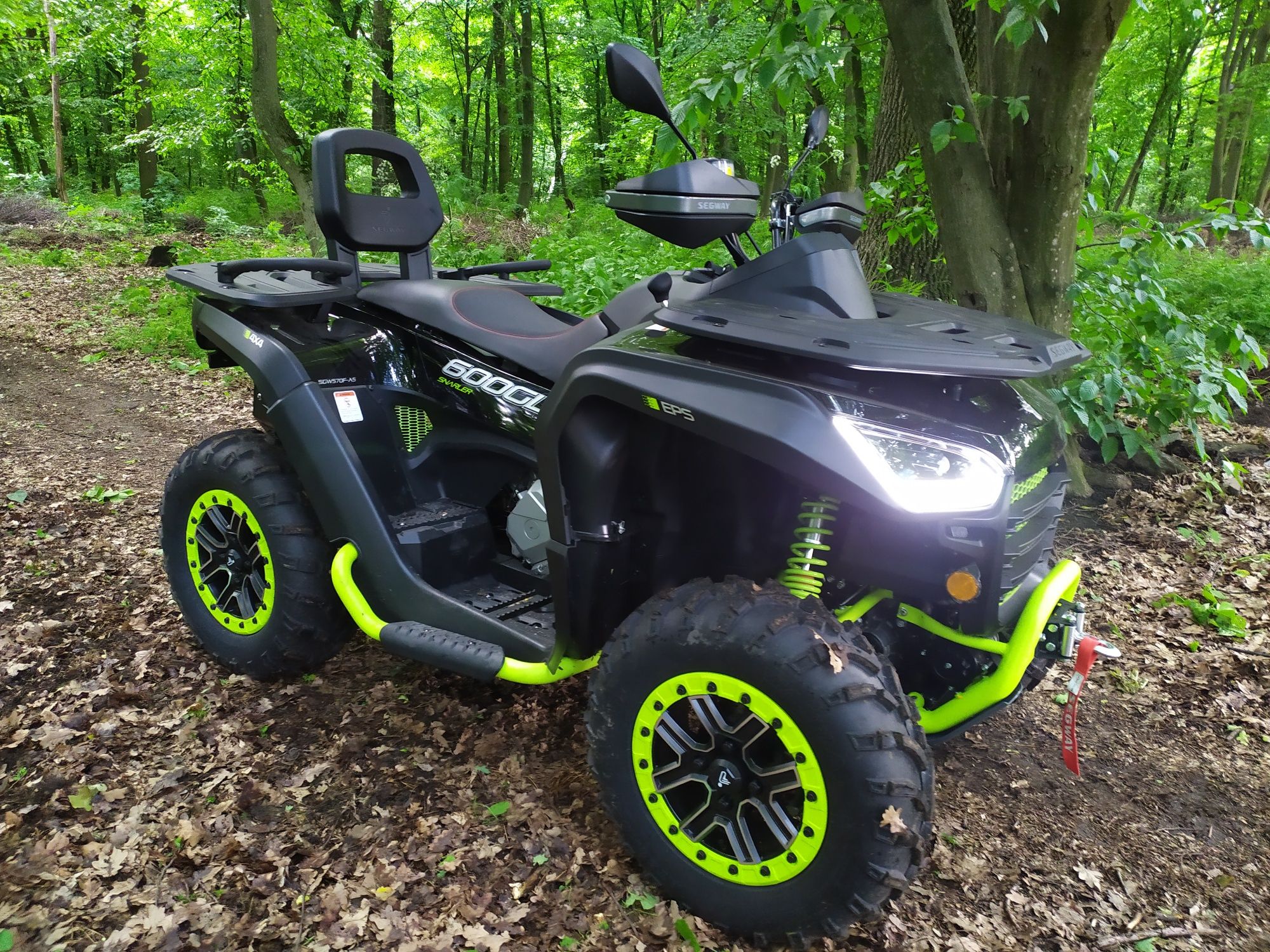 NEW 2024 EFI-CVT-EPS-ATV SEGWAY Snarler 600 AT6L FULL Equipped Black