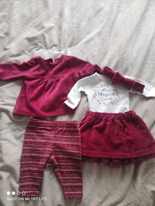 Świąteczny Komplet dla dziewczynki 56
