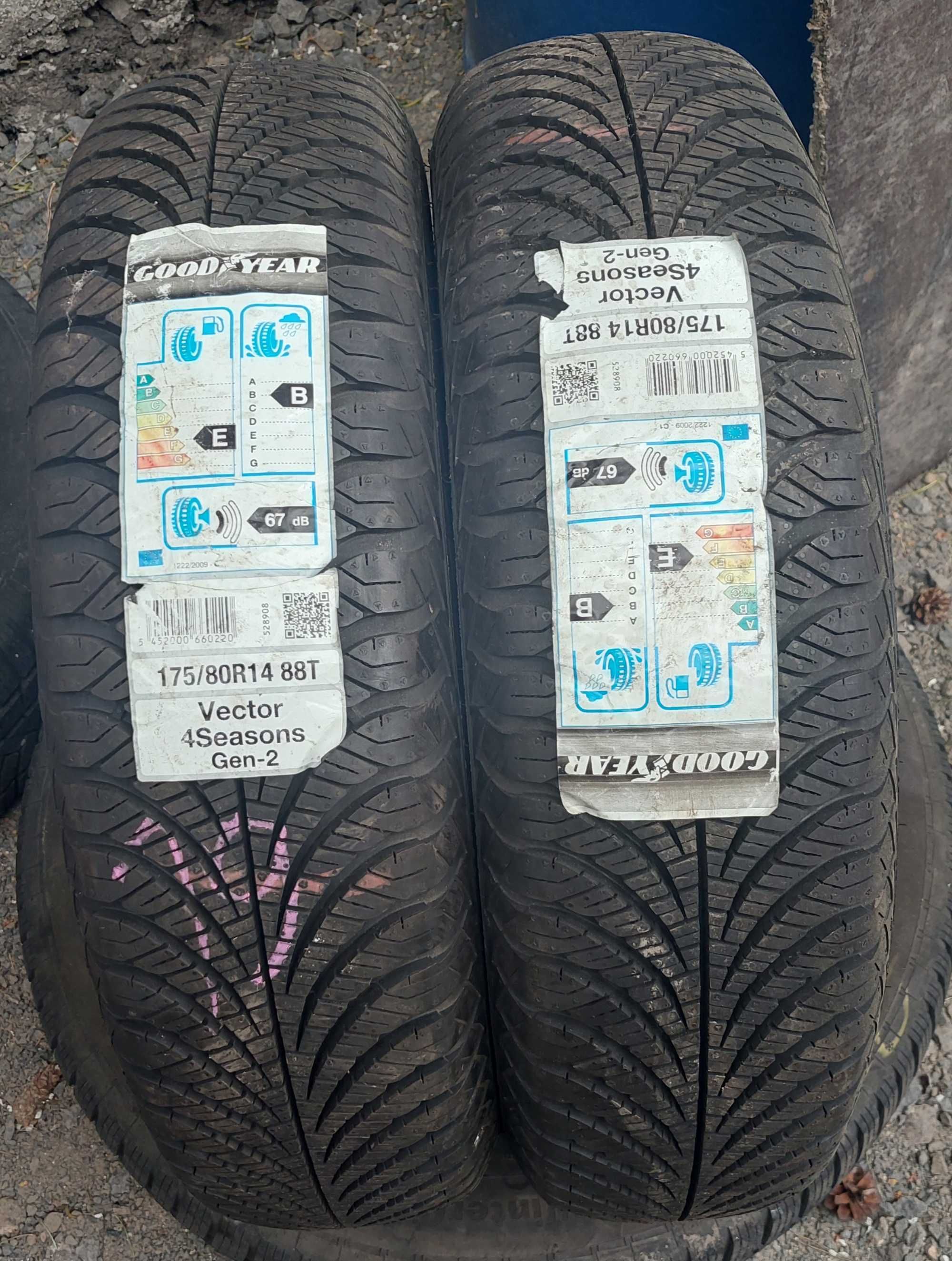 Opony całoroczne 175/80 R14  Goodyear nowe