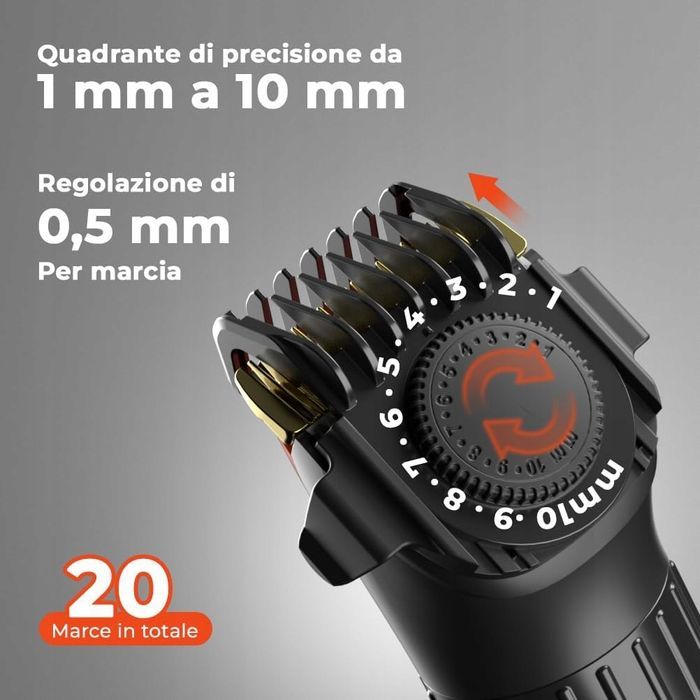 Profesjonalna Maszynka Do Włosów Brody 16w1 Wodoodporna Turbo Elehot