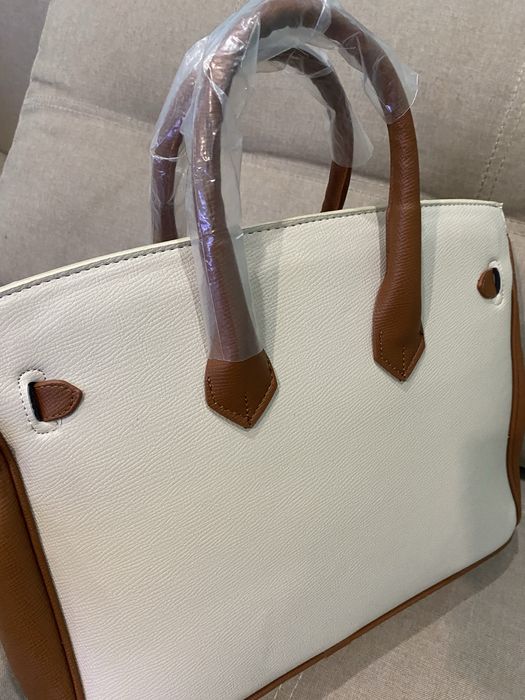 Сумка hermes birkin 35 см бежева