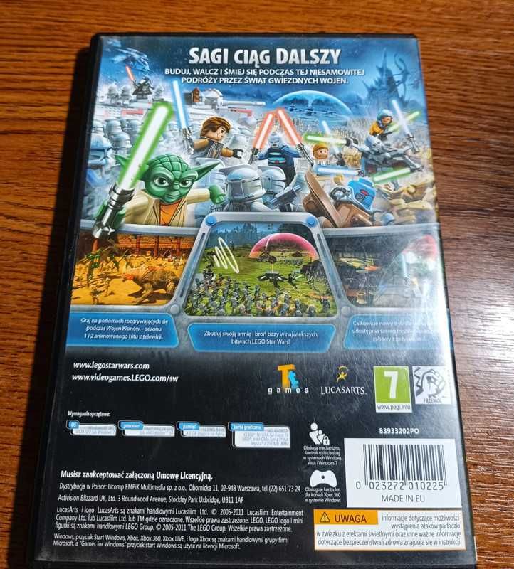 Gry dla dzieci PC Lego Star Wars 3 DVD Rom