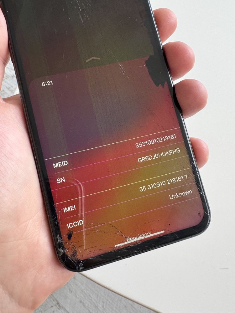 iPhone XS Max 256Gb на запчасти