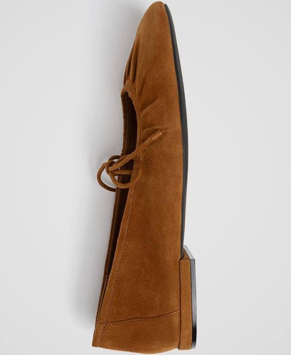 Балетки замшевые натуральные