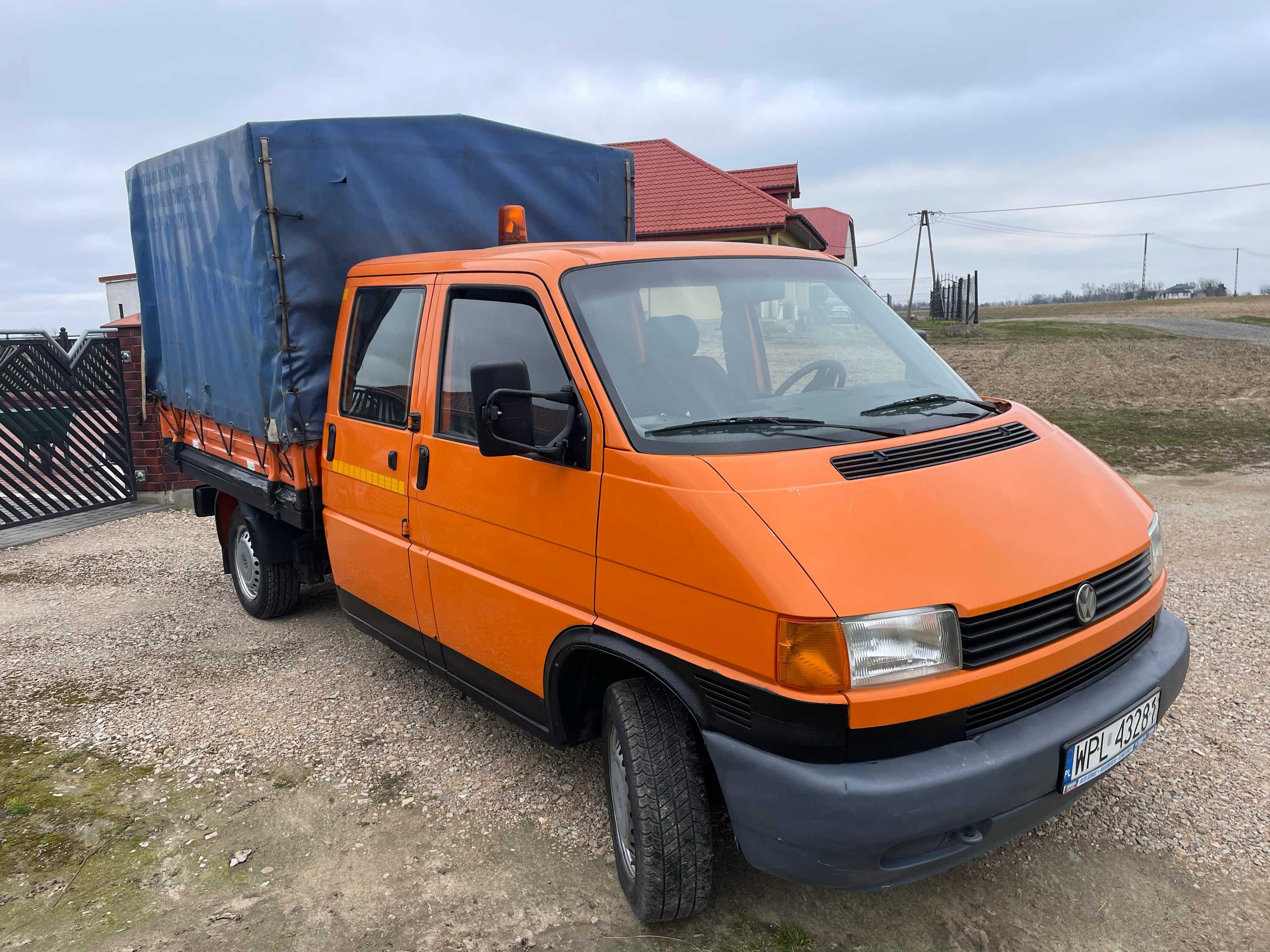 VW t4 transporter doka/gotowa do pracy! 1.9td polecam!hak
