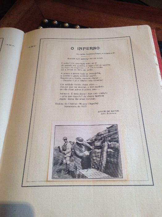 Primeira Guerra Mundial,livro de ouro da Infantaria, MCMXIV - MCMXVIII