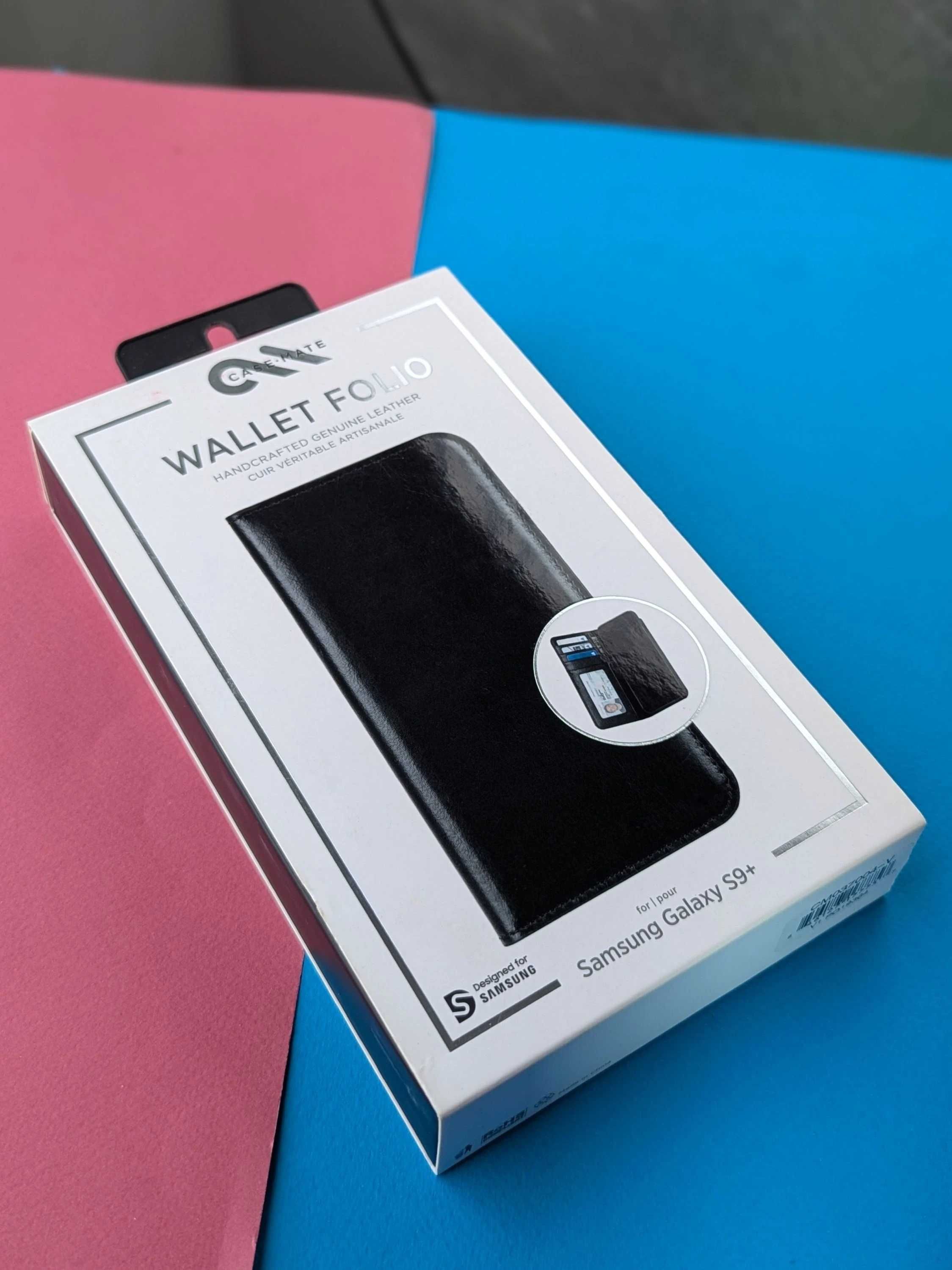 Чохол книжка Samsung Galaxy S9 Plus від Case-Mate США натуральна шкіра