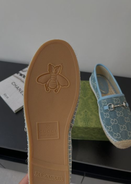 Espadryle GUCCI 2025 – monogram GG, luksusowe wykonanie, rozmiary 35–4