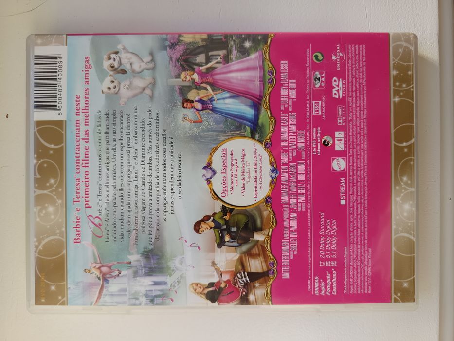 DVD Barbie e o castelo de diamante