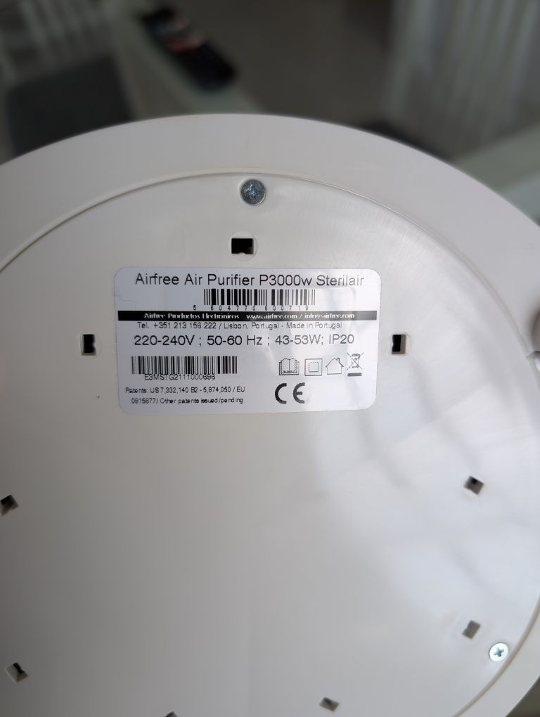 Purificador de Ar AIRFREE P3000 (32 m2)