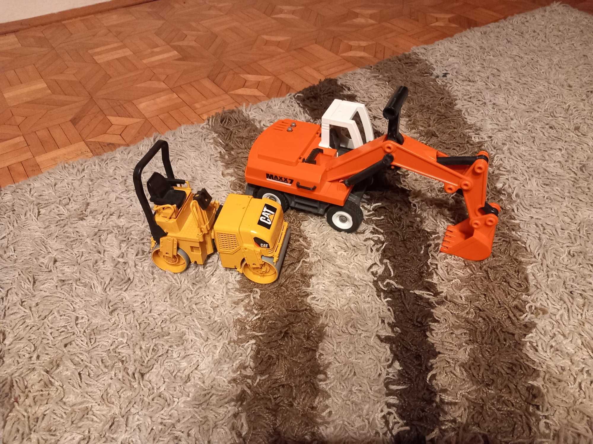 Play Mobil Koparka + Walec CAT Bruder