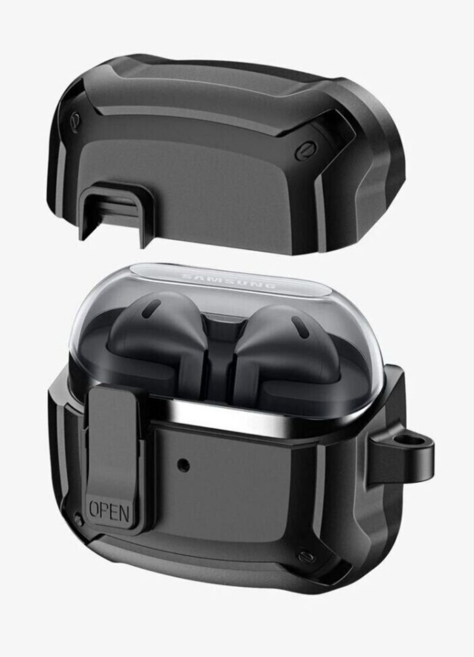Чехол противоударный на наушники Samsung Galaxy Buds 3 / Buds 3 pro.