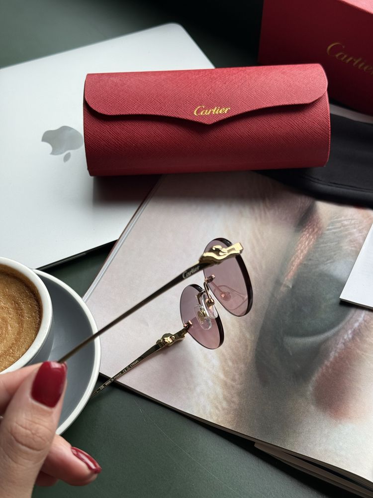 Окуляри Cartier рожеві