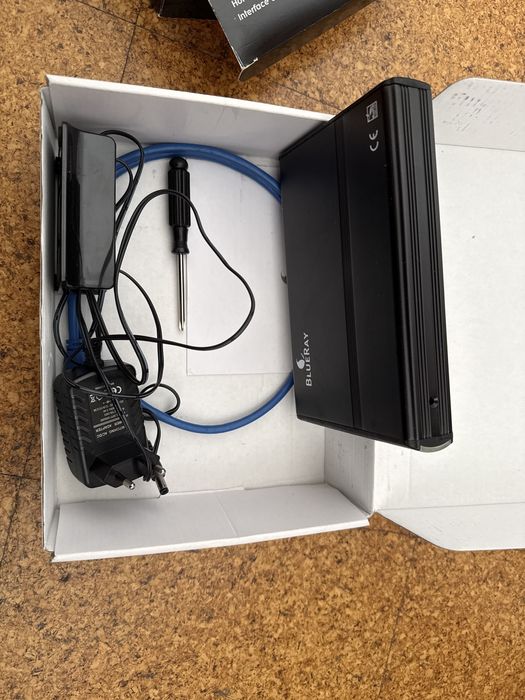 Caixa externa Blueray USB 3.0 para HDD 3.5’’ SATA2