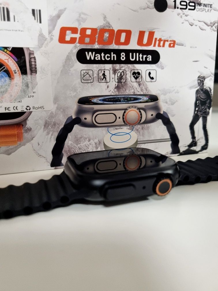 Smartwatch C800 Ultra czarny