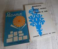 Dois livros de antigos sobre Faro e o Algarve
