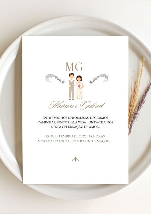 Convites de casamento, anivérsario, batizado, etc