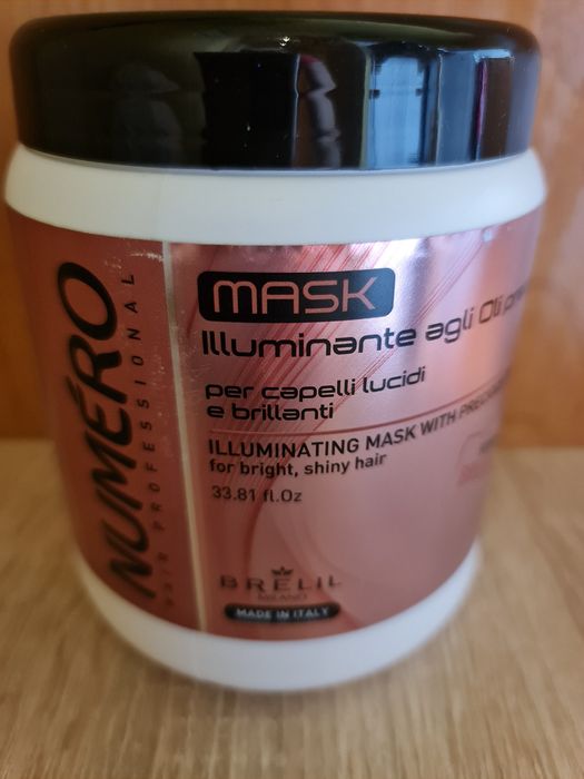 NUMERO,Italy. Profesjonalna maska do włosów z olejkami,1000 ml