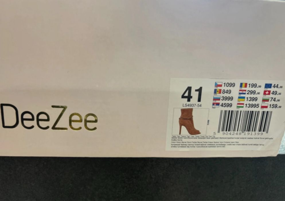 Botki bez palców DeeZee roz. 41 Nowe z metką