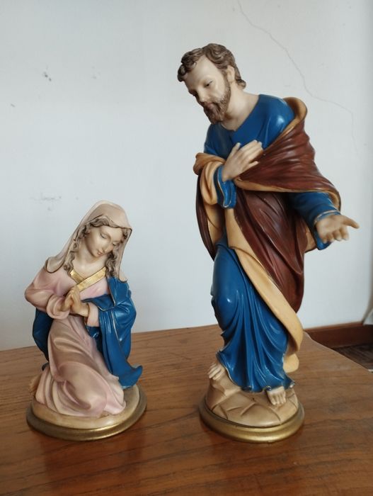 Imagens presépio Nossa Senhora e São José