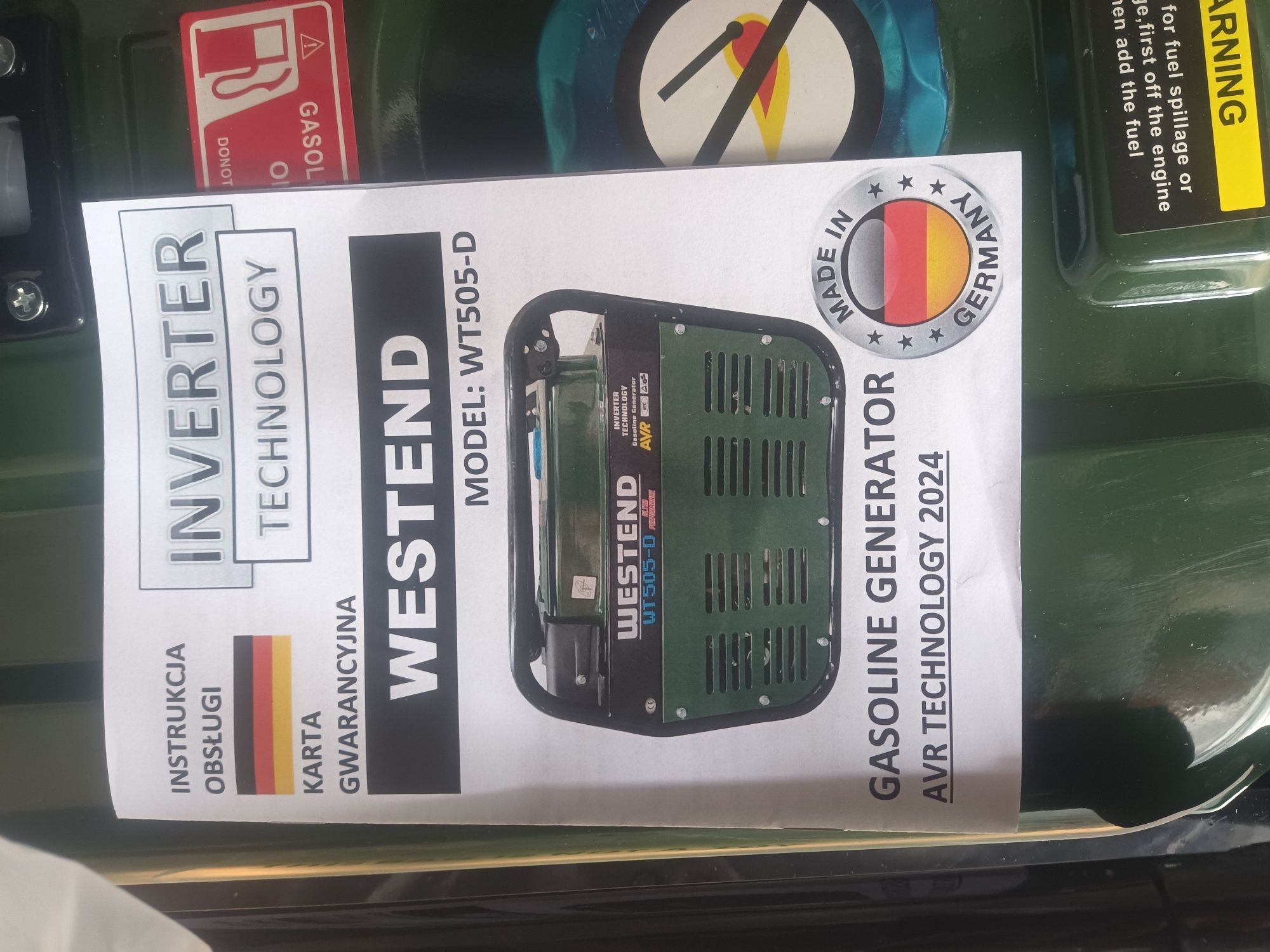 Agregat prądotwórczy Westend WT 505-D