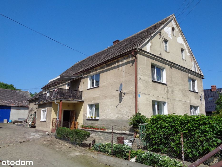 Bodzanów - Piętro domu podzielone na 2 mieszkania  + ogród + garaż