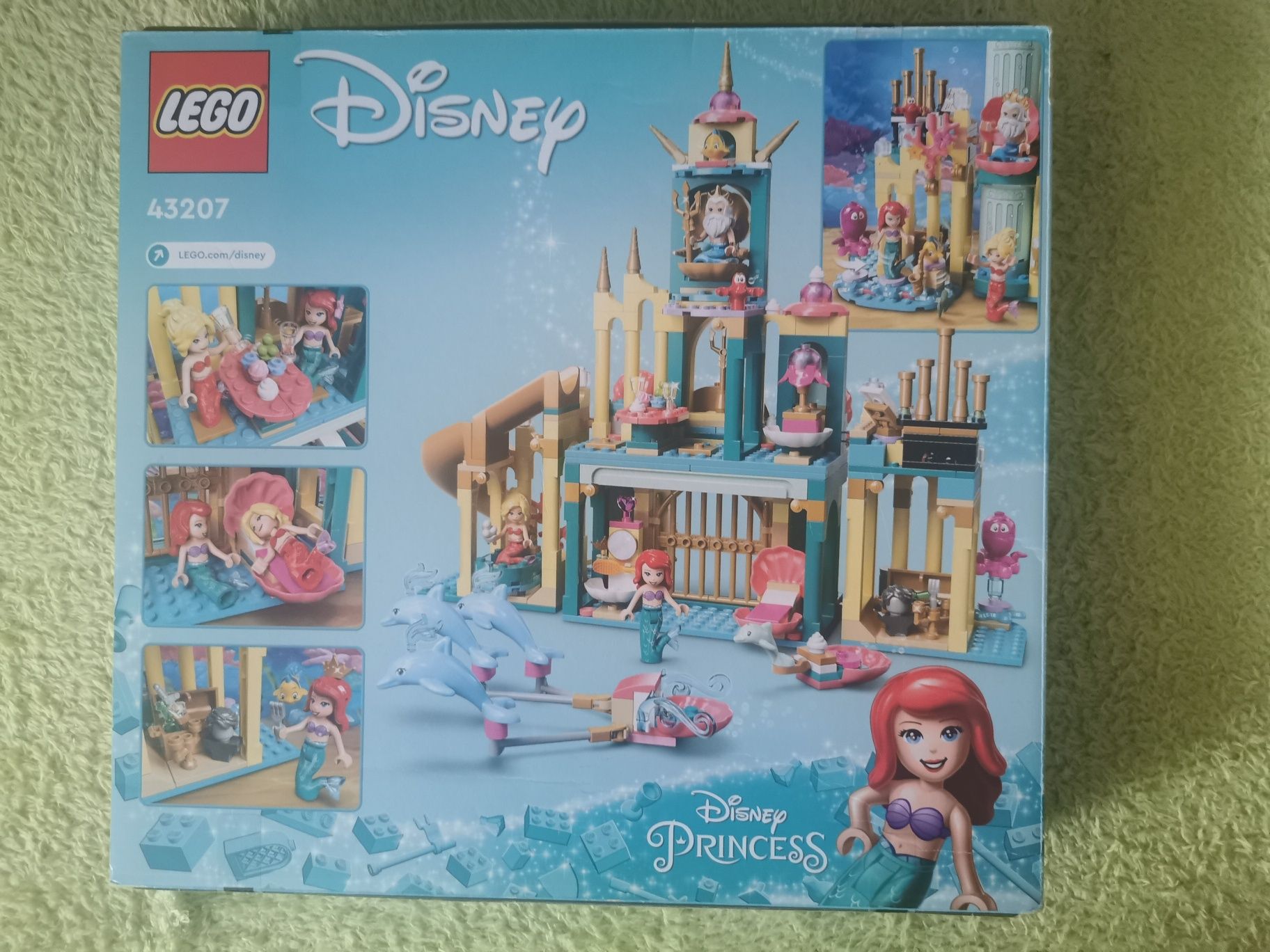 LEGO Disney 43207 - Podwodny pałac Arielki